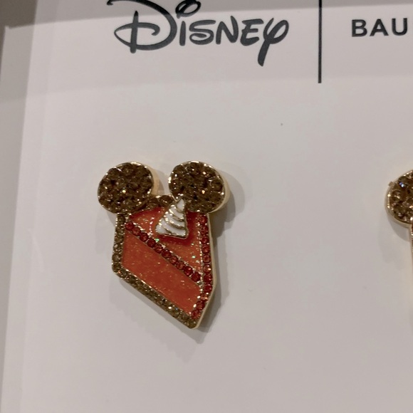 Disney x BaubleBar Pumpkin Pie Mickey Mouse Earrings - Picture 2 of 3